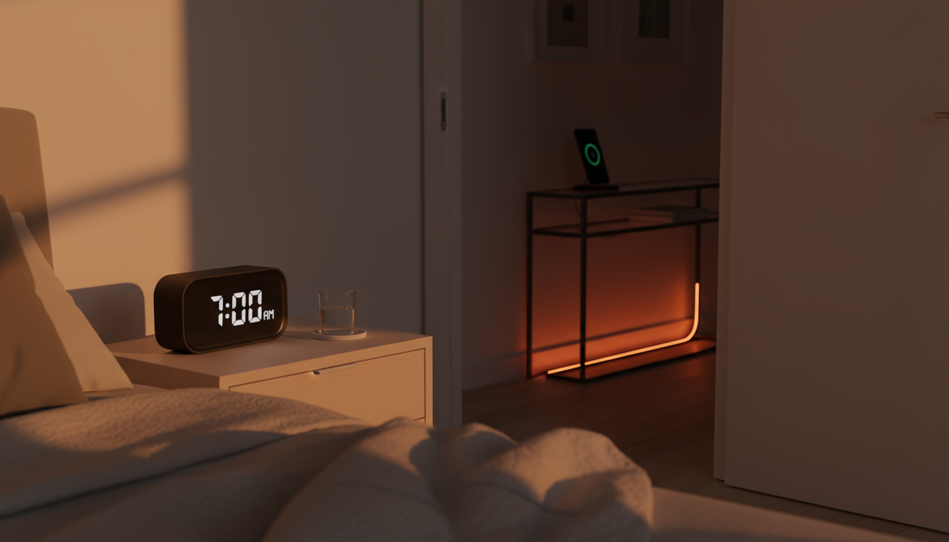 Two friends engaged in a board game on a cozy Friday evening, a smartphone placed face down on a side table.