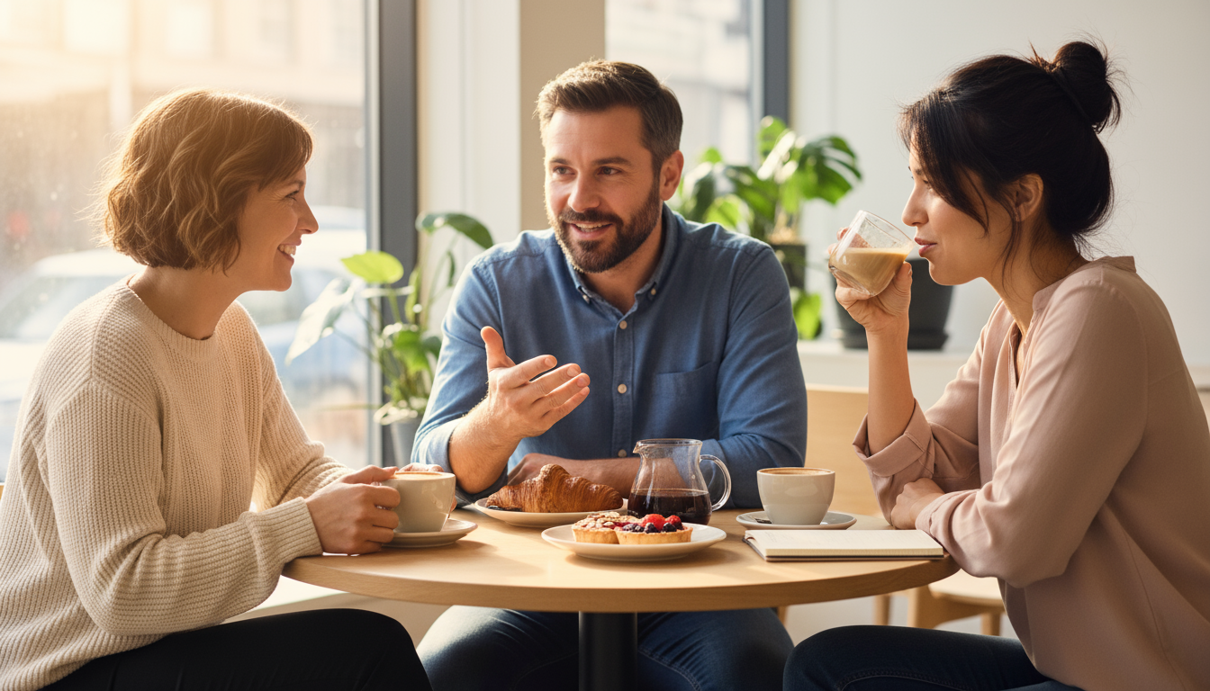 A knowledge worker sits at a home desk late evening, looking pensively away from their laptop screen, reflecting after digital distraction.