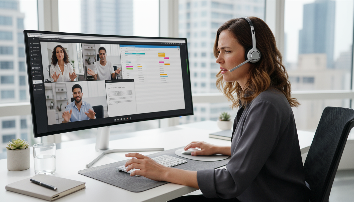 An open, minimalist notebook on a modern desk displaying simple handwritten metrics: daily energy levels, completed deep work blocks, and tasks rolled