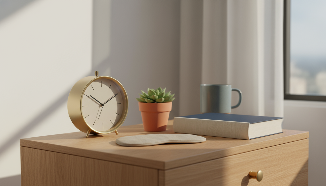 Close-up of a professional's hand pulling down on a smartphone screen showing a loading spinner, with a blurred office desk in the background.