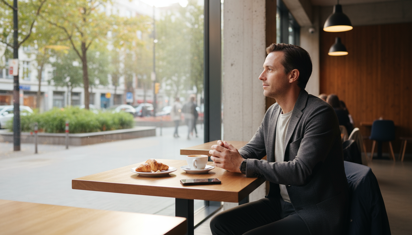A person reads a physical book by warm lamp light, with a smartphone placed face-down on a nearby table.