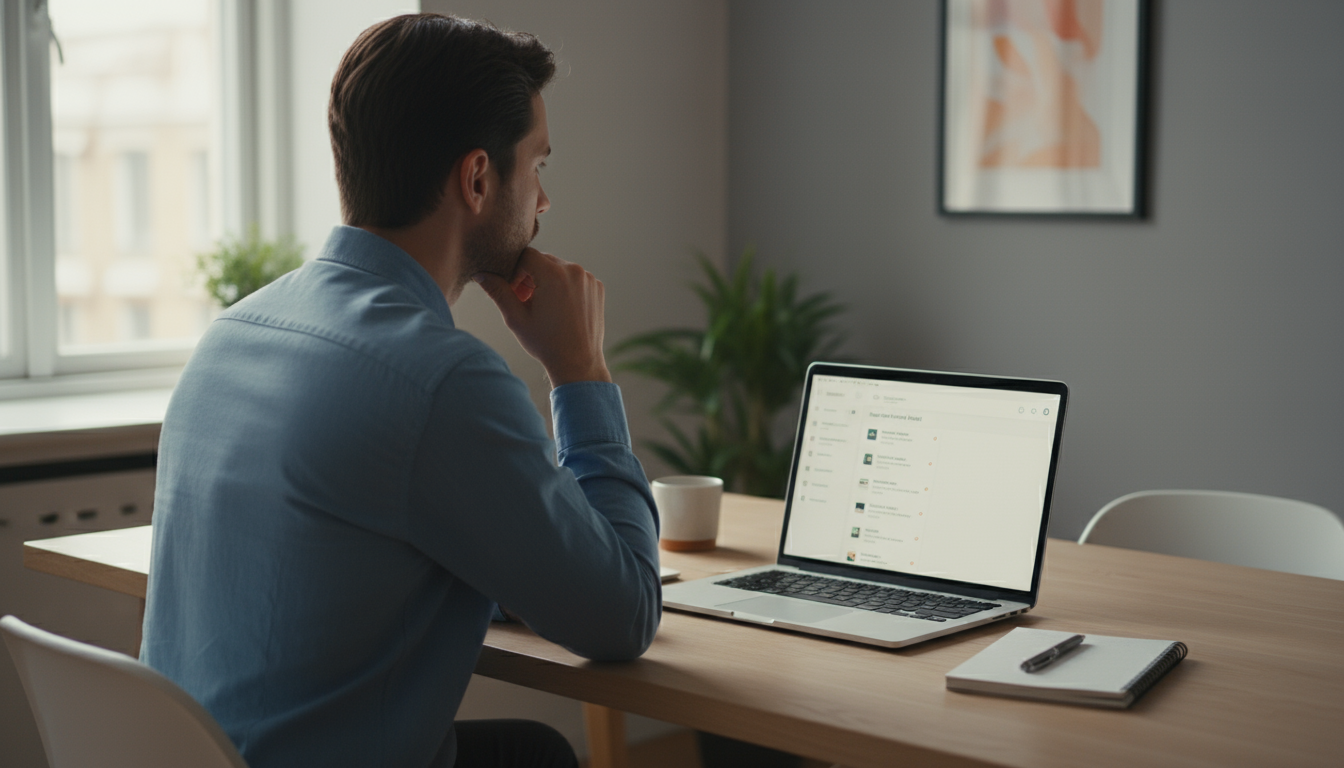 Neatly folded dark athletic wear, running shoes, and a packed gym bag laid out on a wooden accent chair in a minimalist bedroom corner, bathed in soft