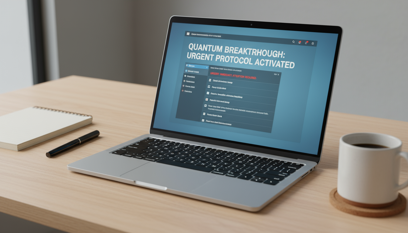 A professional's hand ready to tackle a tiny task on a neatly organized desk with a partially completed to-do list.