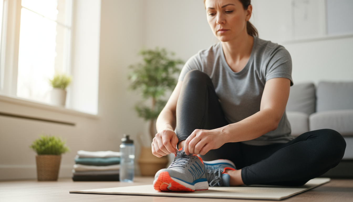 A book open to an early page resting on a clean, light wooden desk, bathed in soft morning light, representing a small start.