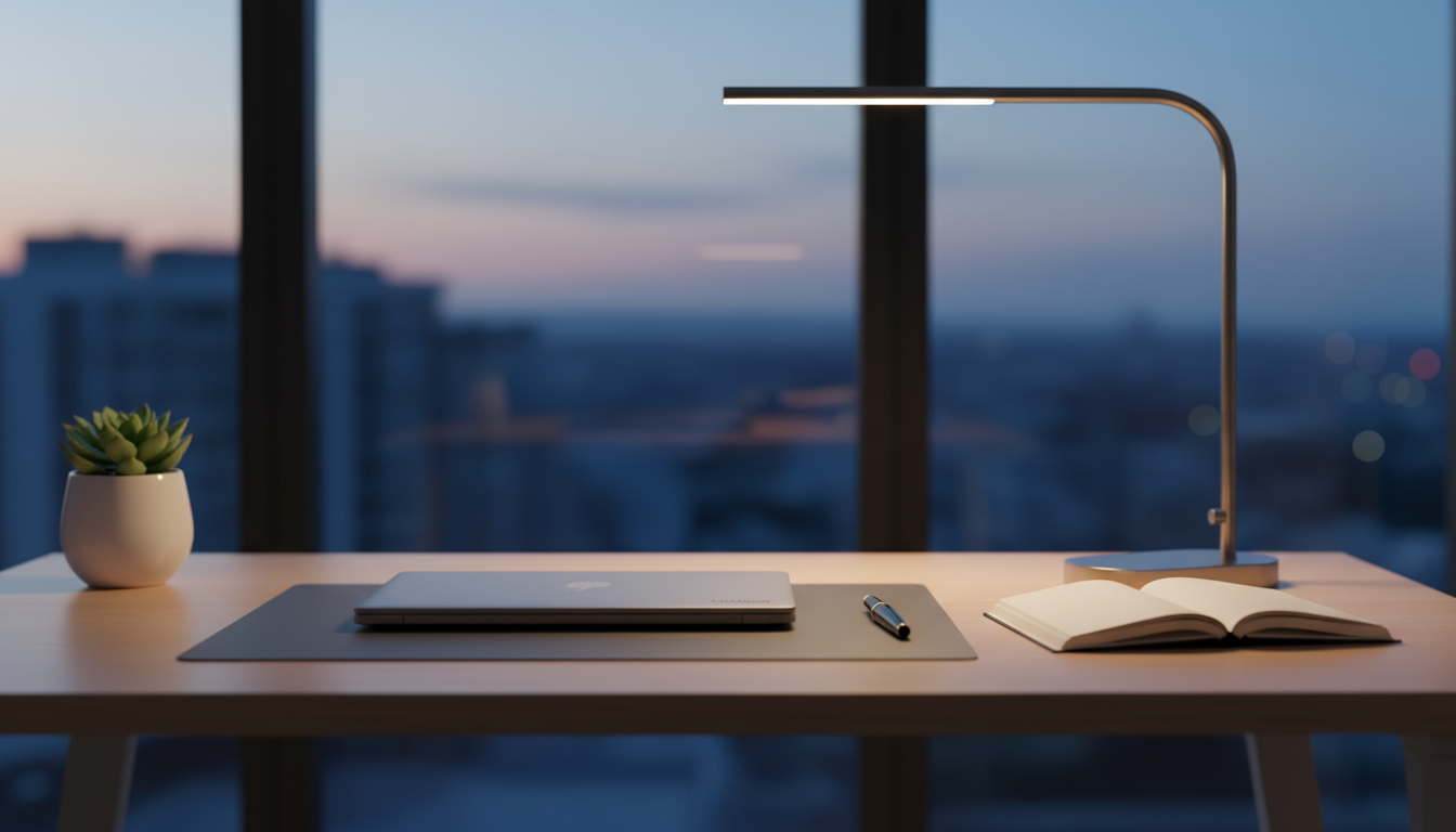 Close-up of hands efficiently typing on a dark gray mechanical keyboard, fingers blurred with motion on a minimalist desk.