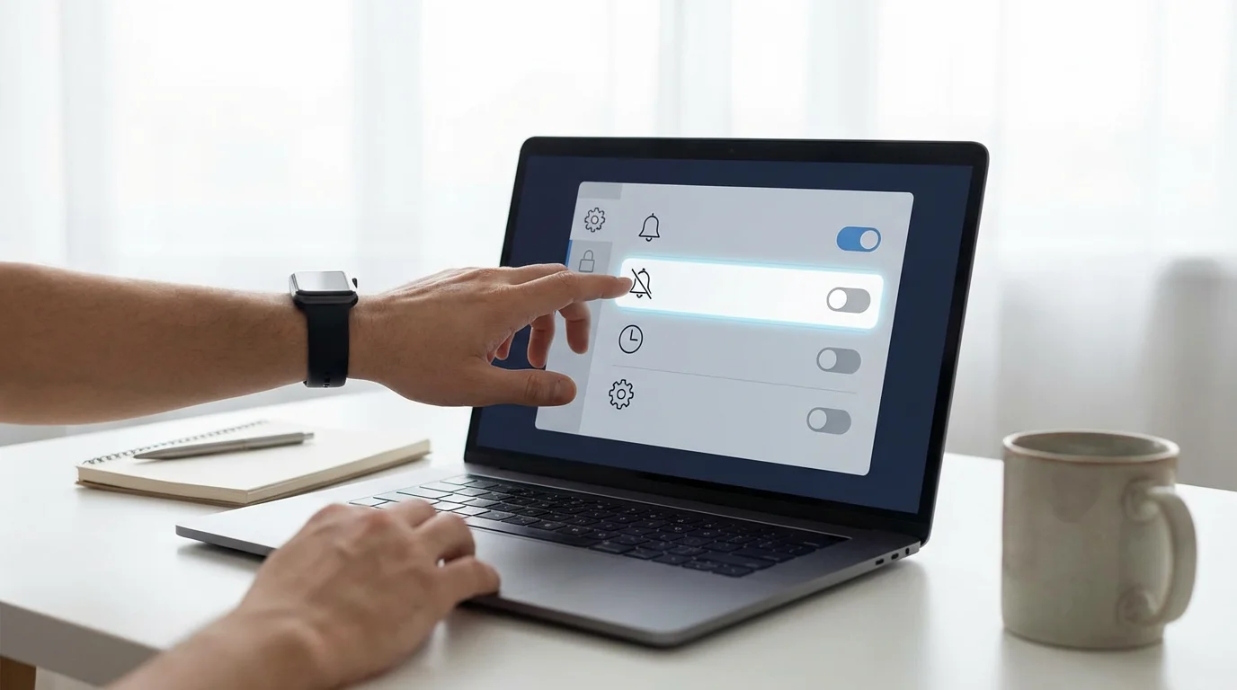 Disable All Email Notifications illustration