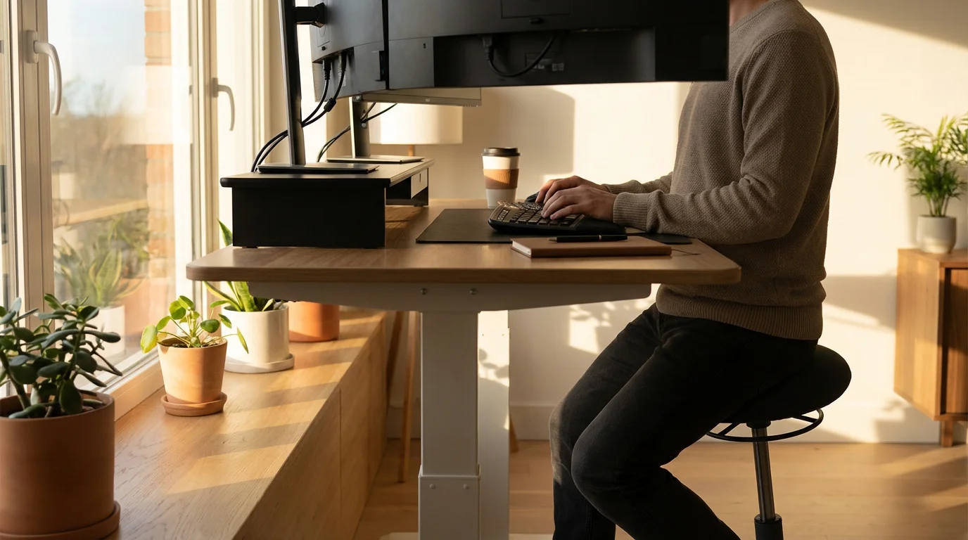 Ergonomics for Sustained Productivity and Well-being illustration