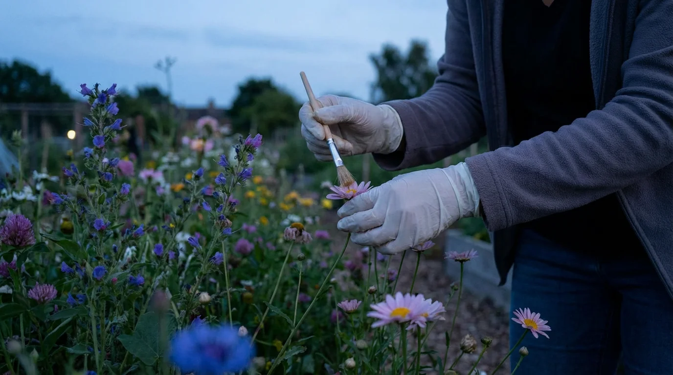 How to Practice Cross-Pollination illustration