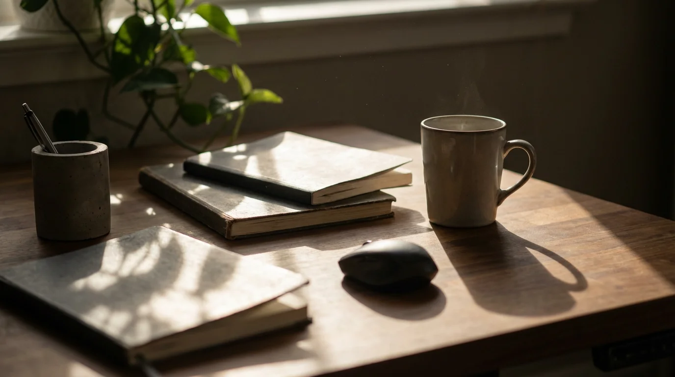 Key Principles for a Minimalist Workspace illustration