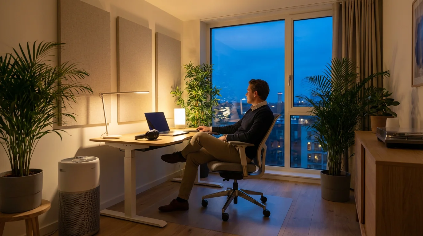 Optimizing Your Physical Environment: Light, Sound, and Air illustration