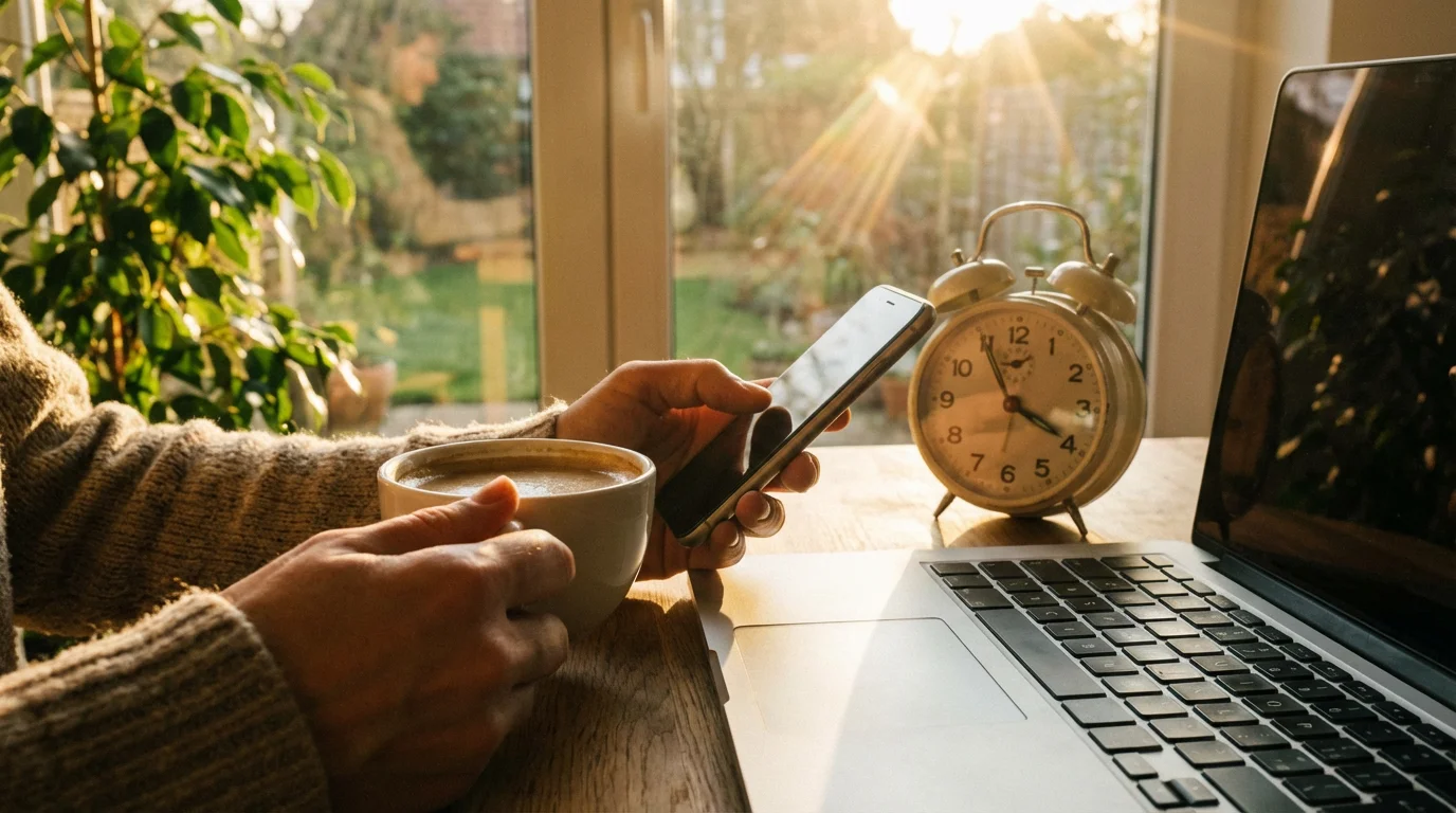 Remote Work and Flexible Schedules illustration