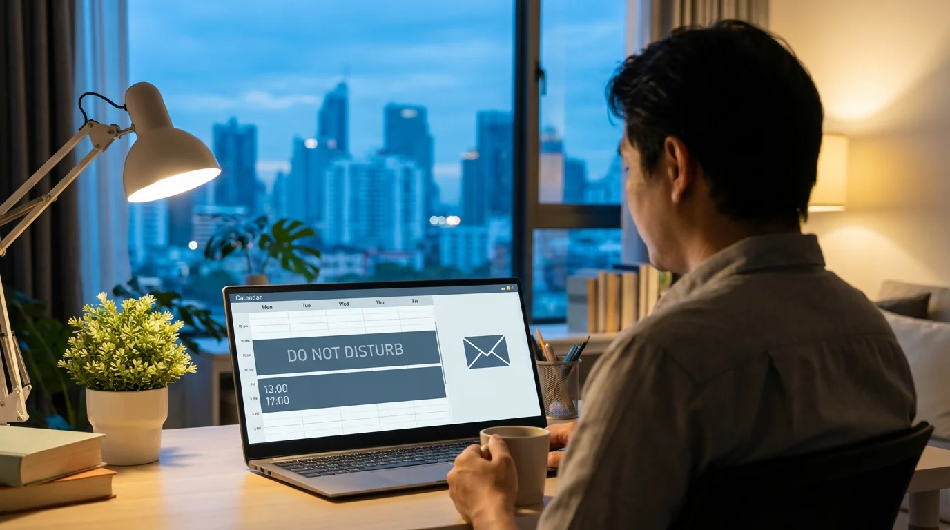 Setting Your Email Boundaries: A Foundation for Digital Wellness illustration