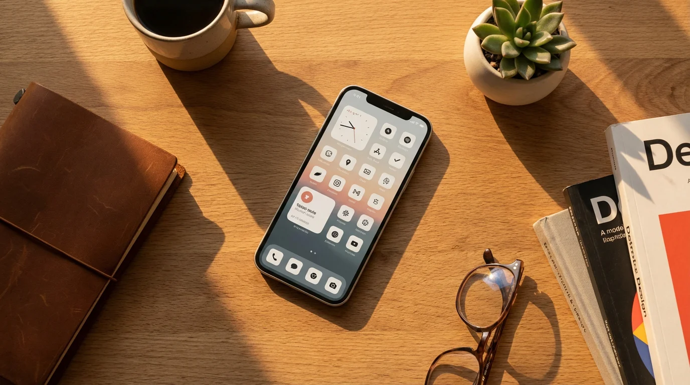 3. Curate Your Home Screen illustration