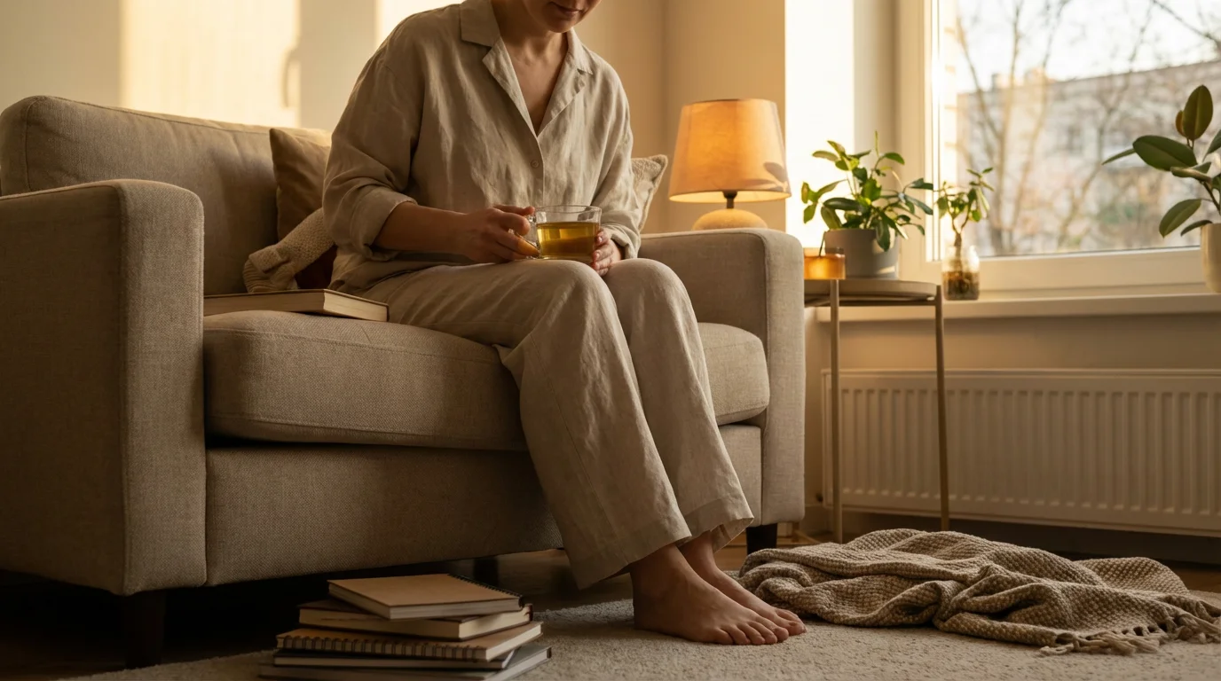 Crafting a Sleep-Friendly Evening Routine illustration