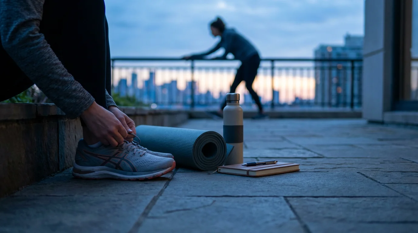 Habit Stacking for Productive Starts illustration