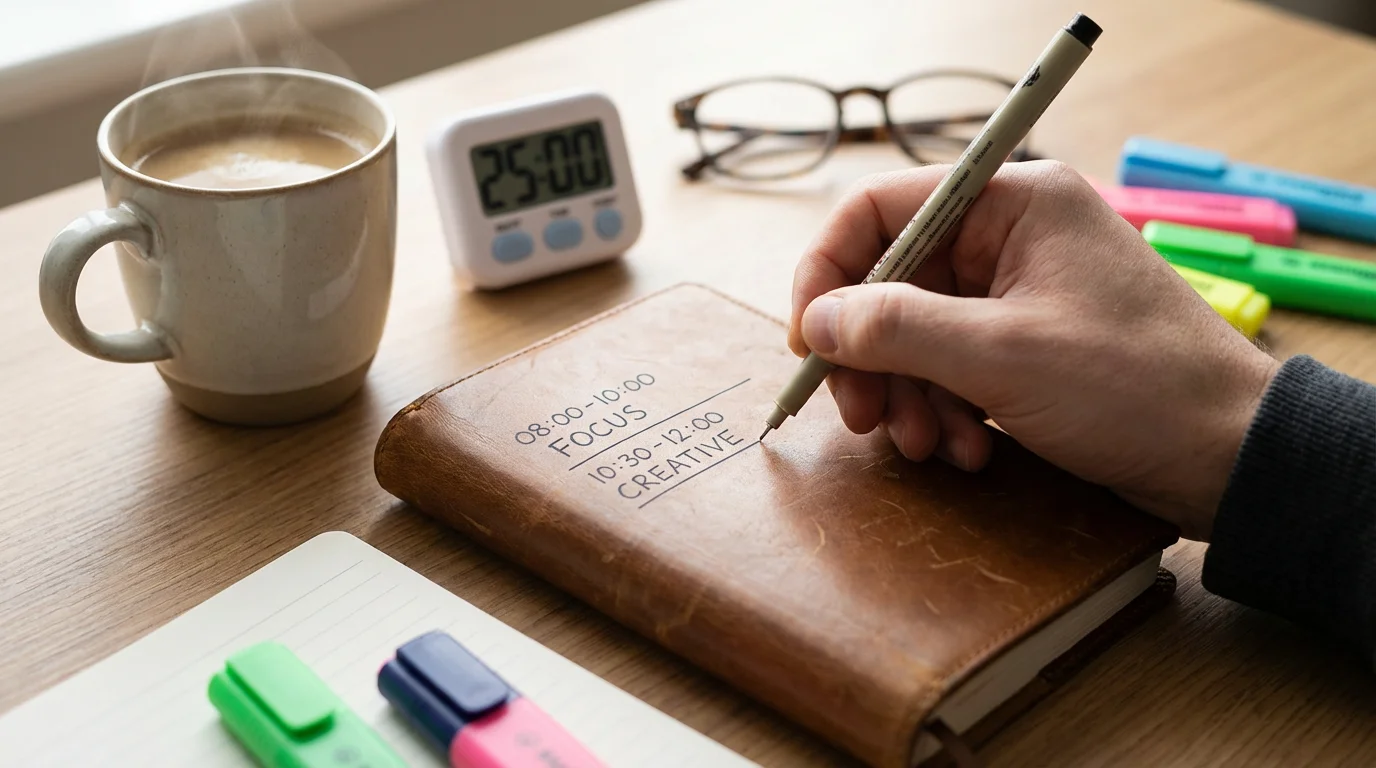 How to Implement Strategic Time Blocking: illustration