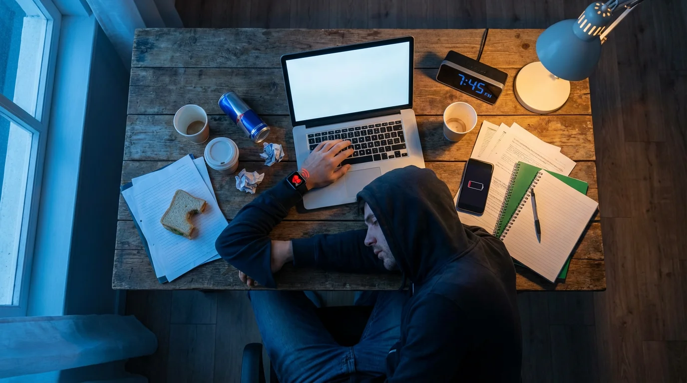 Ignoring Warning Signs of Fatigue illustration