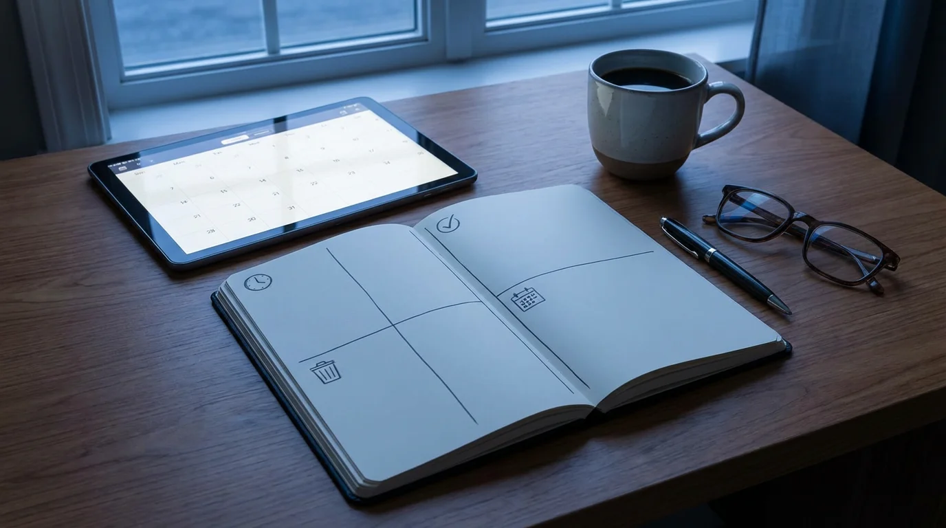 Implement the Eisenhower Matrix illustration