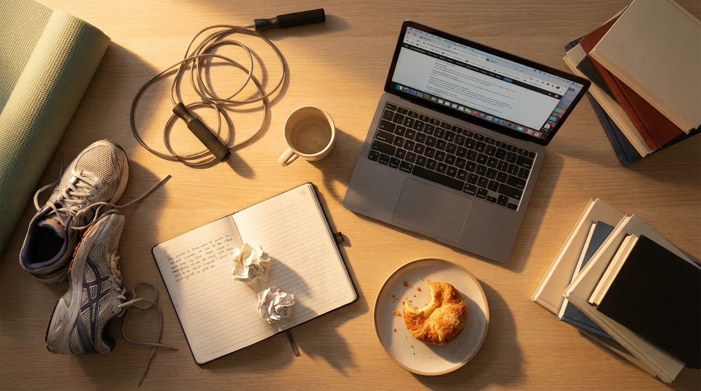 Inconsistent Habits and Lack of Routine illustration