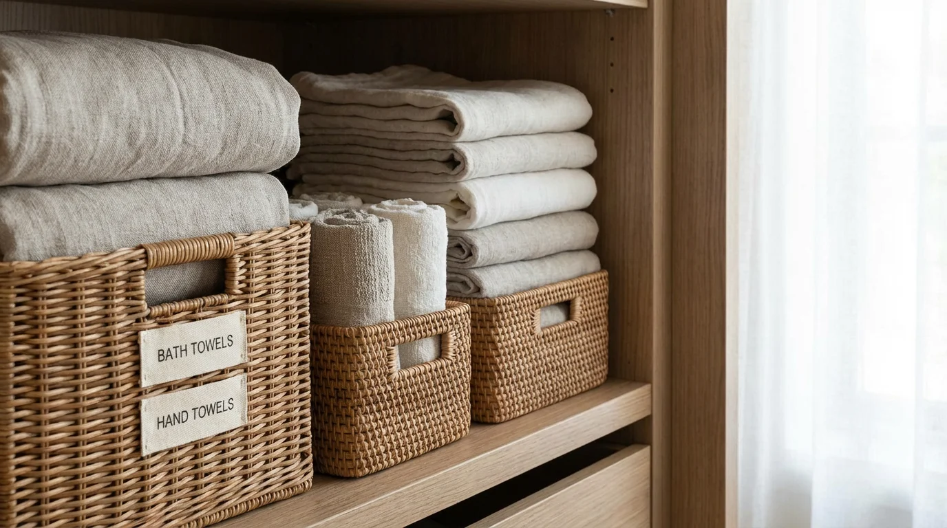 Linen Closet Strategies illustration