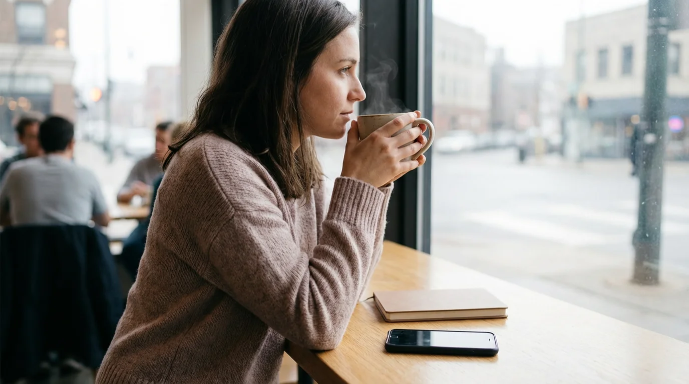 Managing FOMO (Fear of Missing Out) illustration