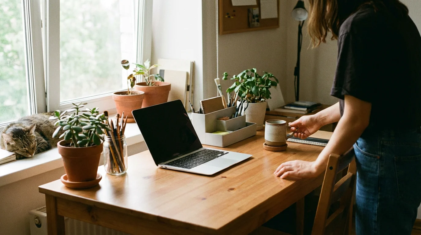 Mini Makeover 1: The Home Office Desk illustration
