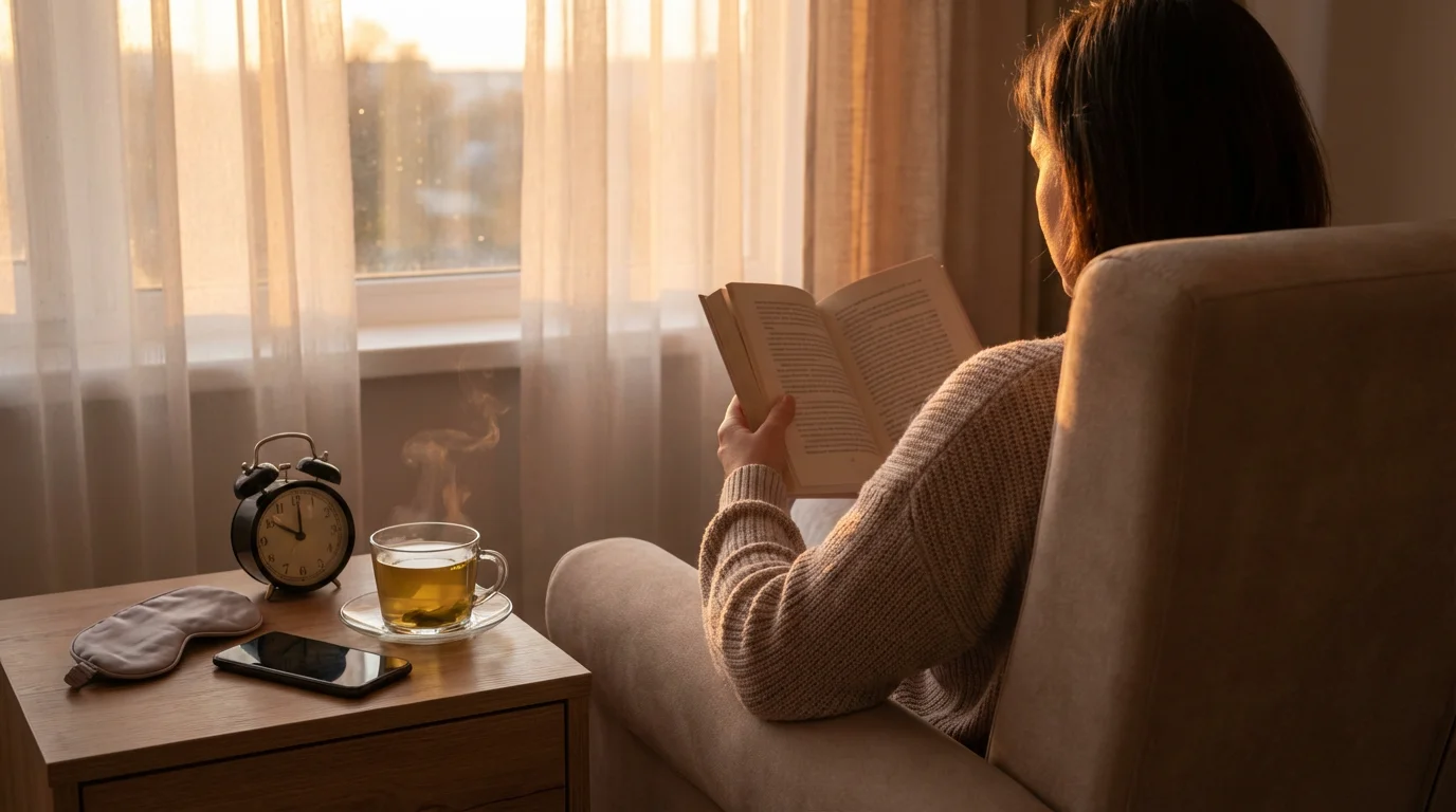 Protecting Your Sleep with a Tech-Free Evening illustration