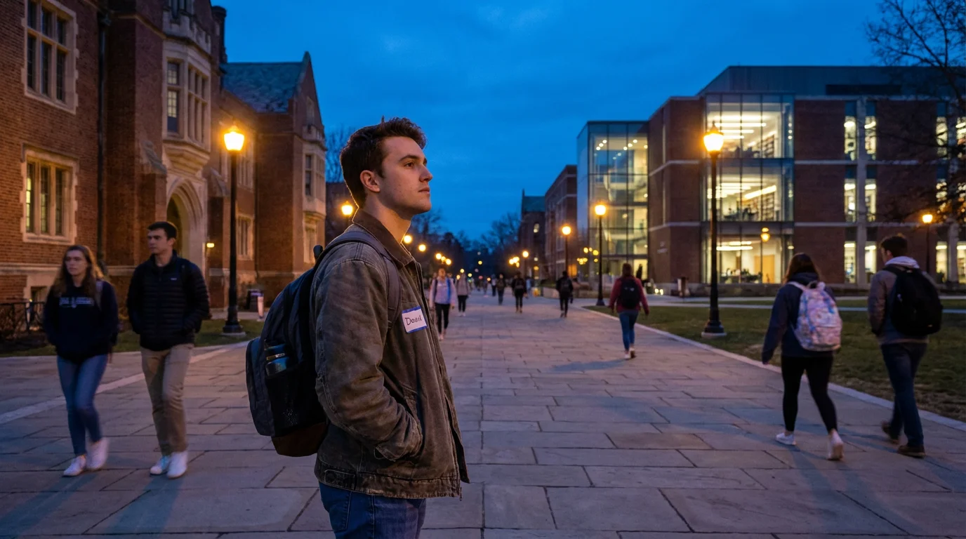 Scenario 2: David, The University Student illustration