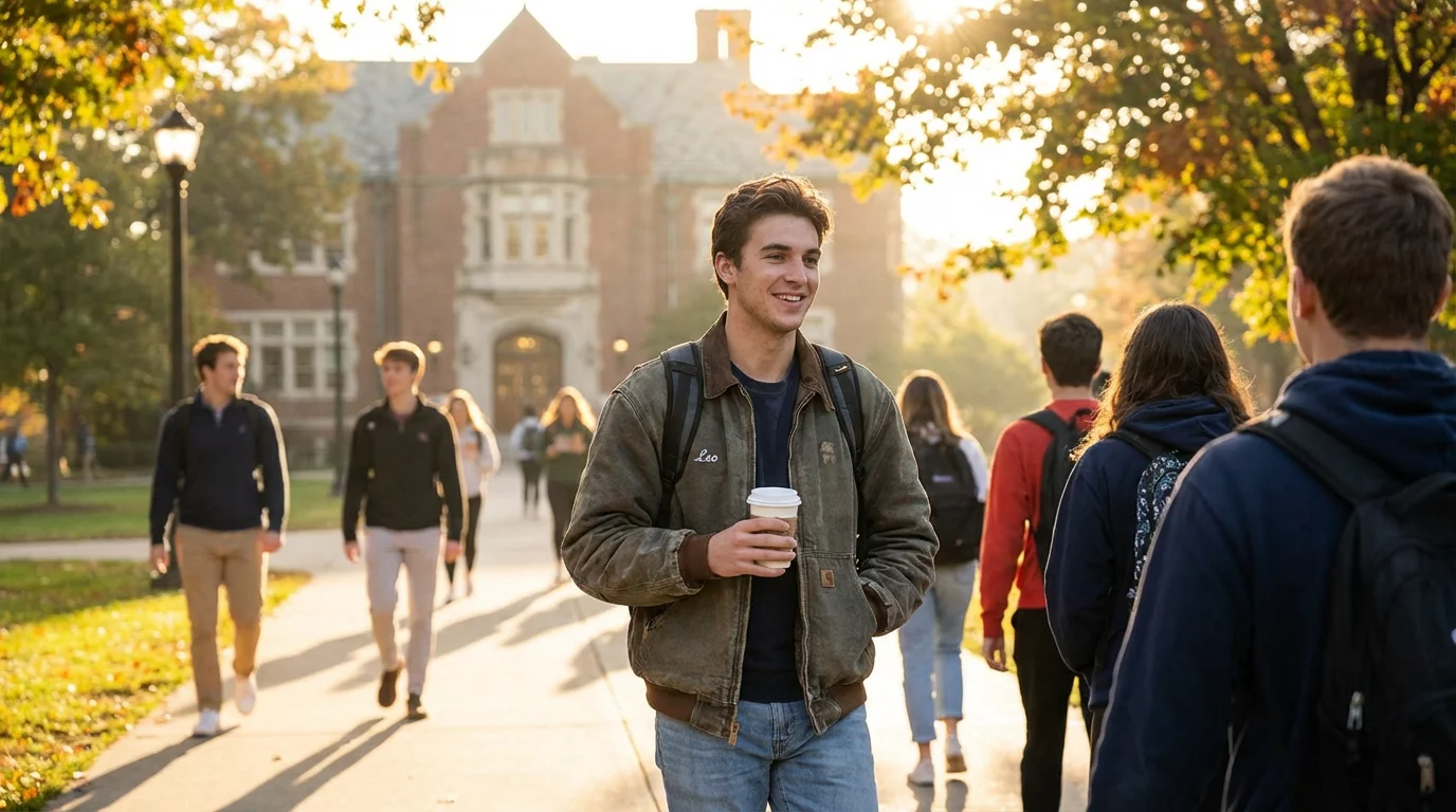 Scenario 2: Leo, The University Student illustration