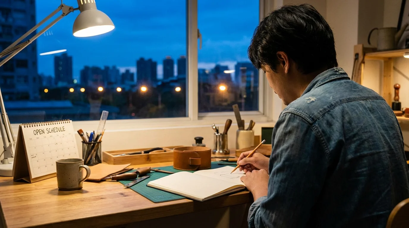 Scenario 2: The Solo Maker with an Open Schedule illustration