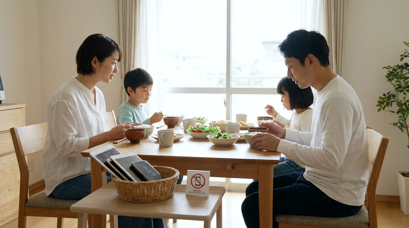 Set Up a “Focus Mode” for Mealtimes illustration