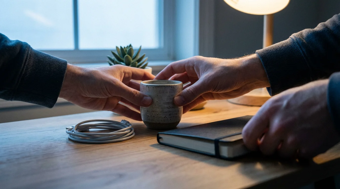 The 10-Minute Desk Reset for Physical Calm illustration