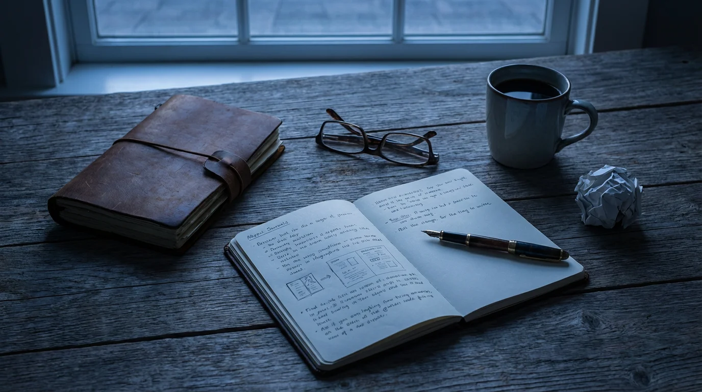 The Analog Approach: Pen and Paper illustration