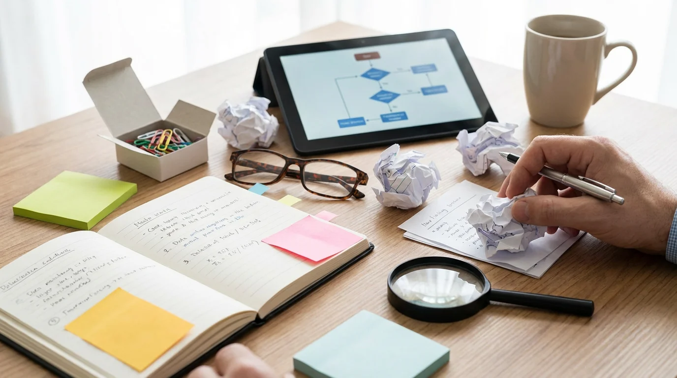 The Crucial Second Step: Processing Your Brain Dump illustration