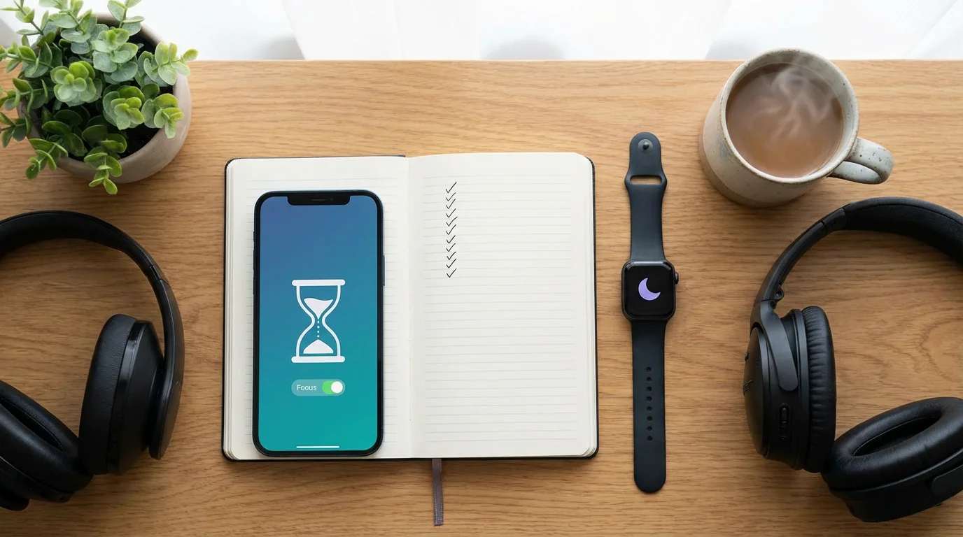 The Power of App Timers and Focus Modes illustration