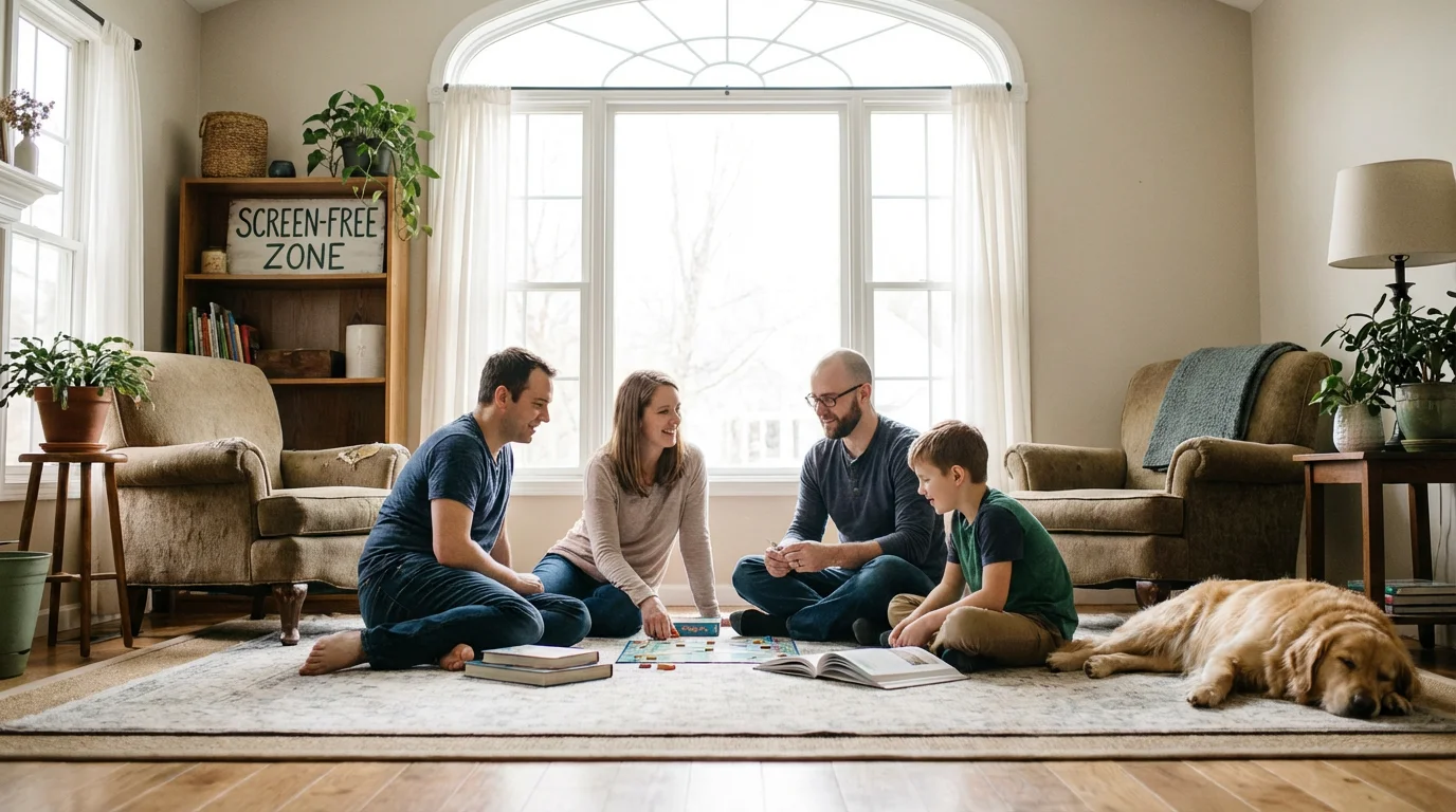 The Power of Screen-Free Zones illustration