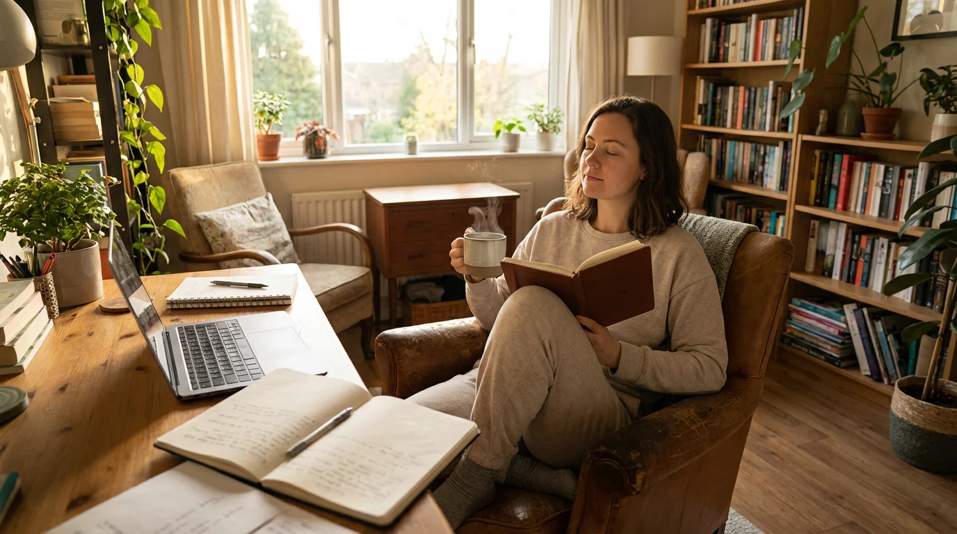 The Shutdown Ritual: Closing the Mental Tabs illustration