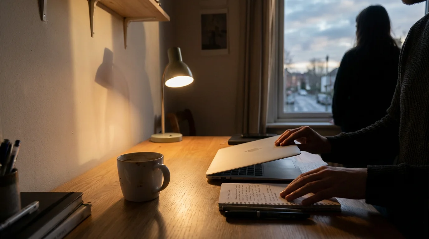 The Shutdown Ritual: Ending the Day with Intention (5 Minutes) illustration