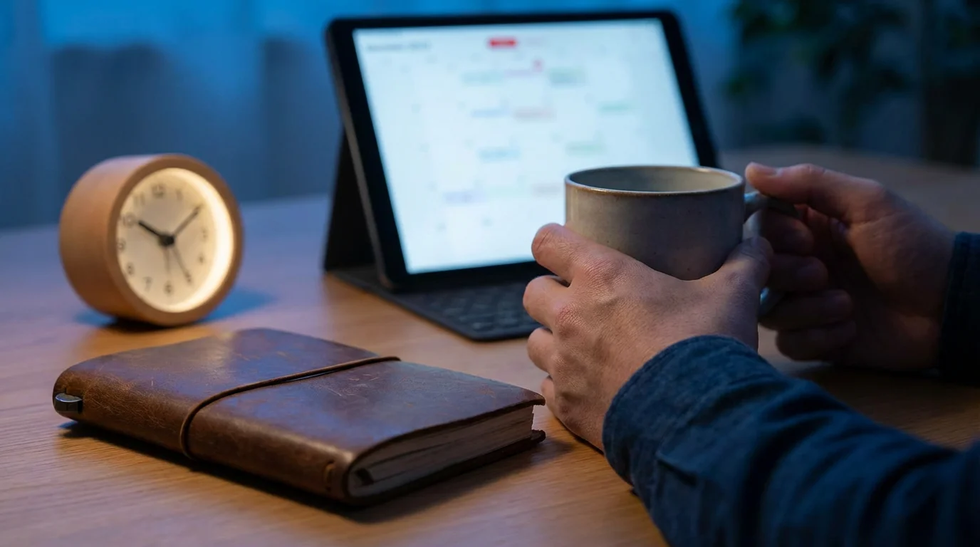 The Startup Ritual: Priming Your Day (2–5 Minutes) illustration