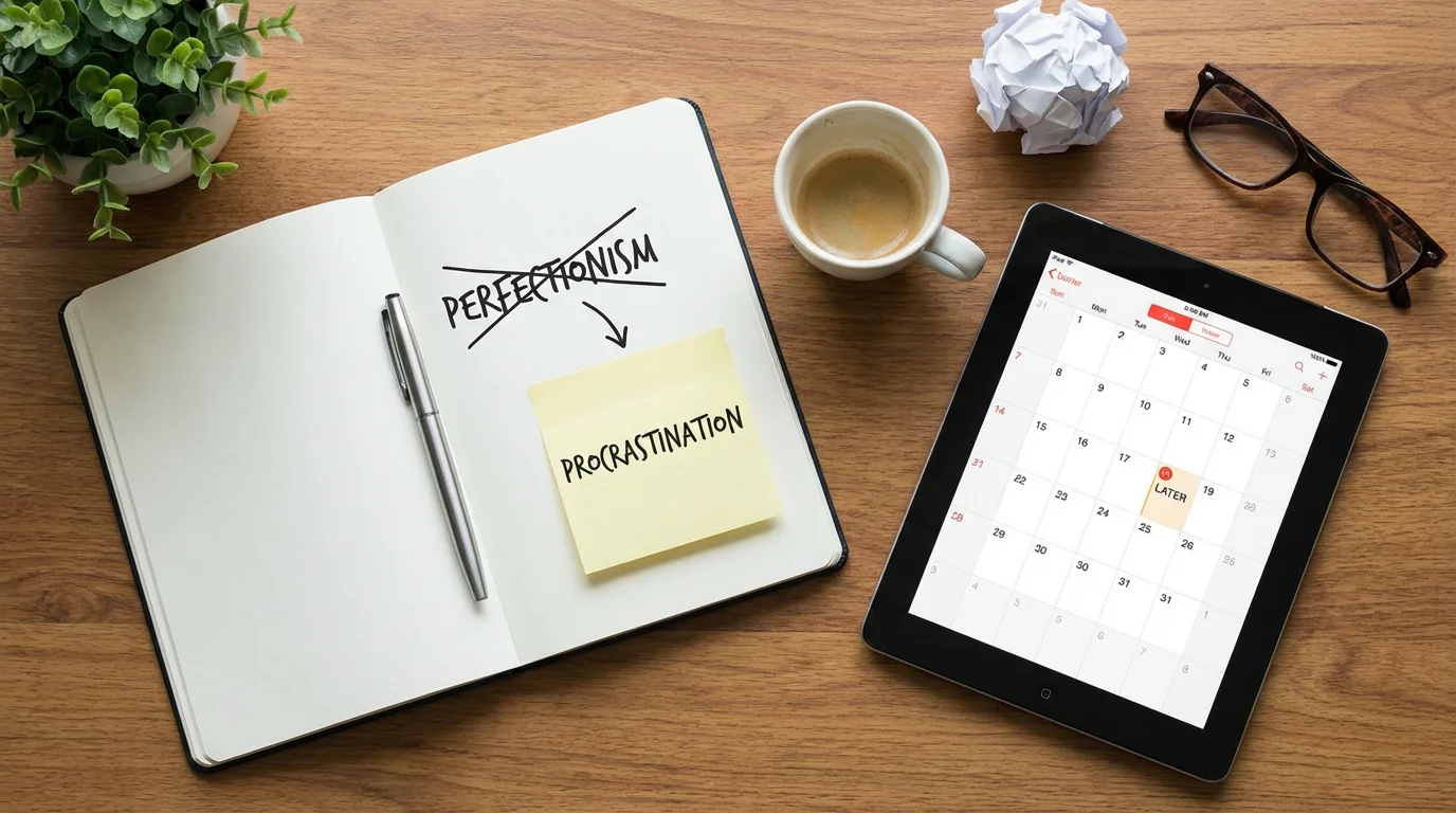 Thought Tool 1: Reframe Perfectionism as Procrastination illustration