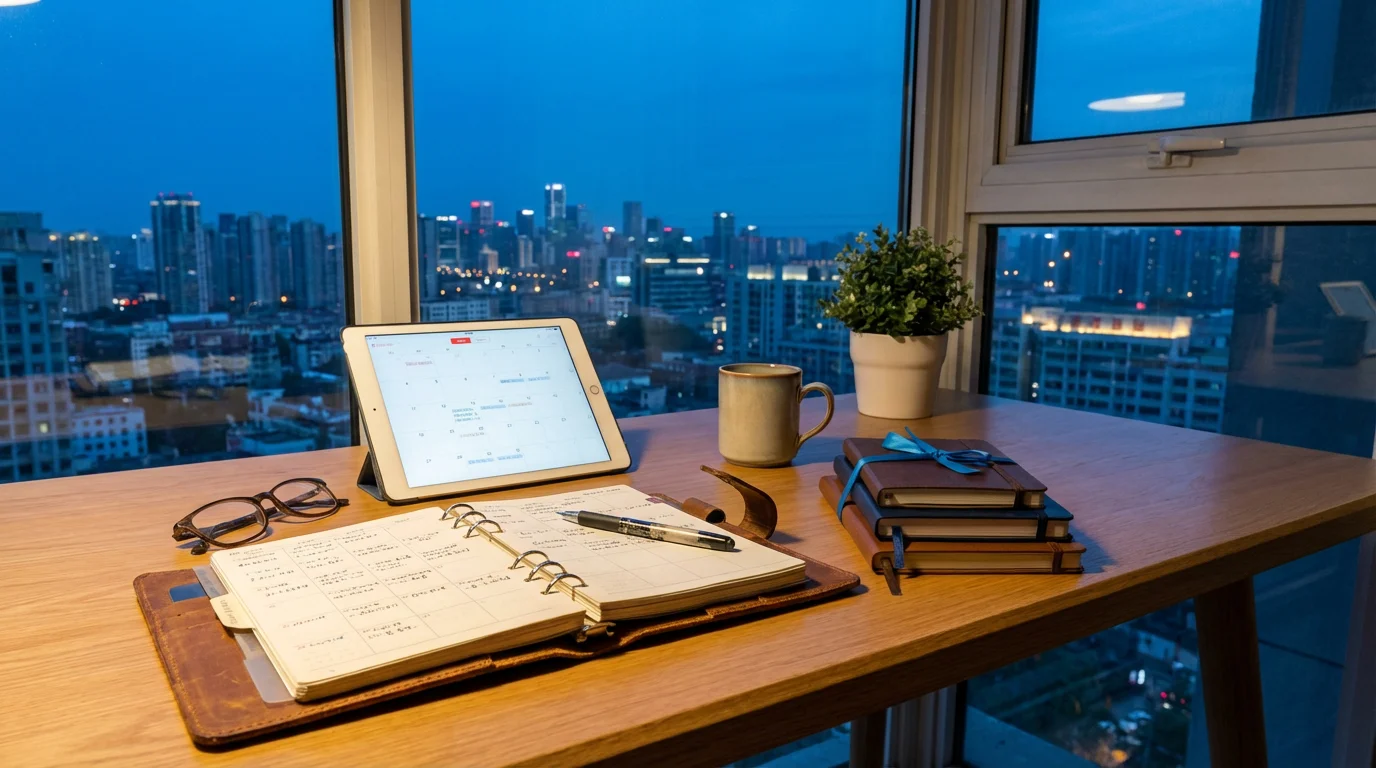 Your Three Focus Actions for Seven Days: illustration